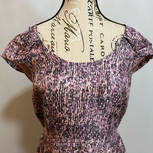 Banana Republic Elegant Pink Patterned Women's Dress - Picture 2 of 6